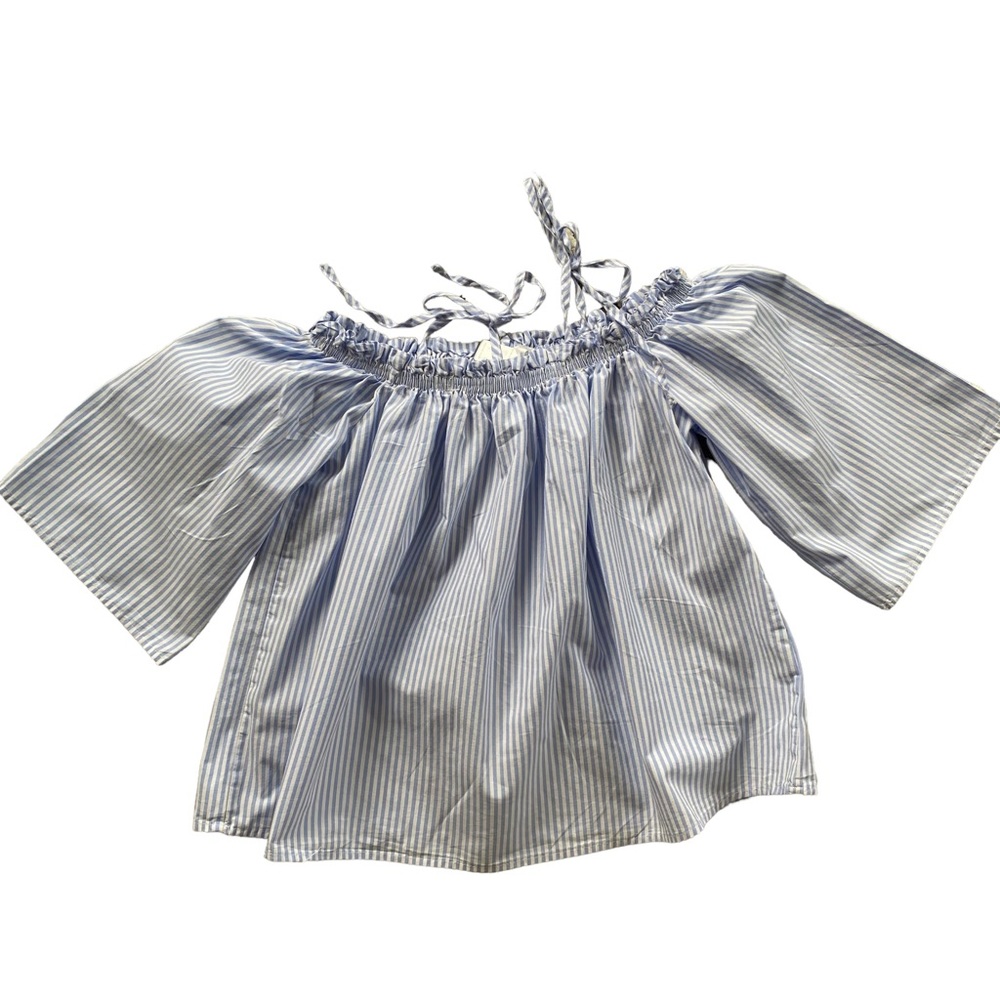 H&M Off-the-Shoulder Striped Blouse - Girls 14-16 (Size S)